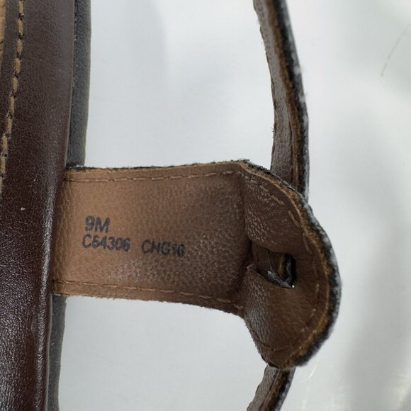 BOC Born Concept Kesia Strappy Brown Vegan Leather Open Toe Slingback Sandals 9M - Picture 13 of 14